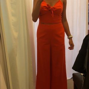 Brand new with tags Crop top and pant set!